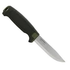 View 1 of Morakniv Kansbol Stainless Steel Fixed-Blade Survival Knife With Multi-Mount Sheath, Military Green, 4.3 Inch