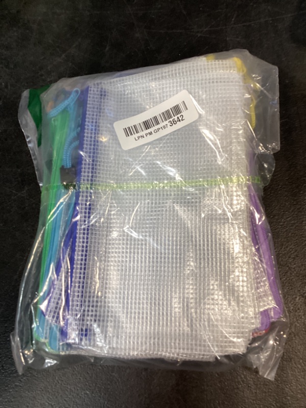 Photo 1 of Jetec 32 Pcs Mesh Zipper Bags Toy Storage Bikini Organizer Bag Bolsas Para Guardar Trajes De Bano Waterproof Zipper Reusable Pouch Puzzle Multipurpose for Storage Office(Cute Color,7.5 x 5 Inch)