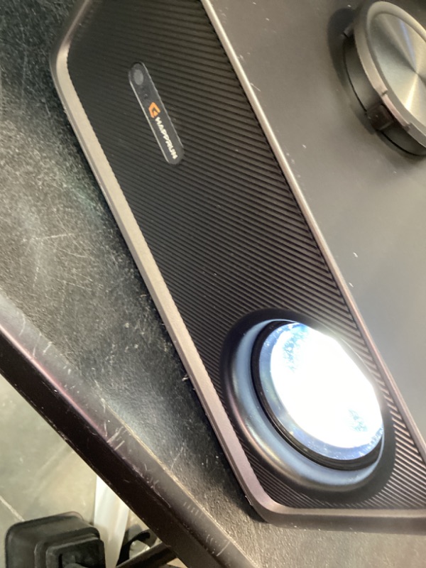 Photo 1 of HAPPRUN 2500 ANSI Lumens Outdoor Projector with Built-in Streaming Apps, 4K Decoding Resolution, Dolby Audio, WiFi 6 and Bluetooth 5.2 for Indoor and Outdoor Home Theater