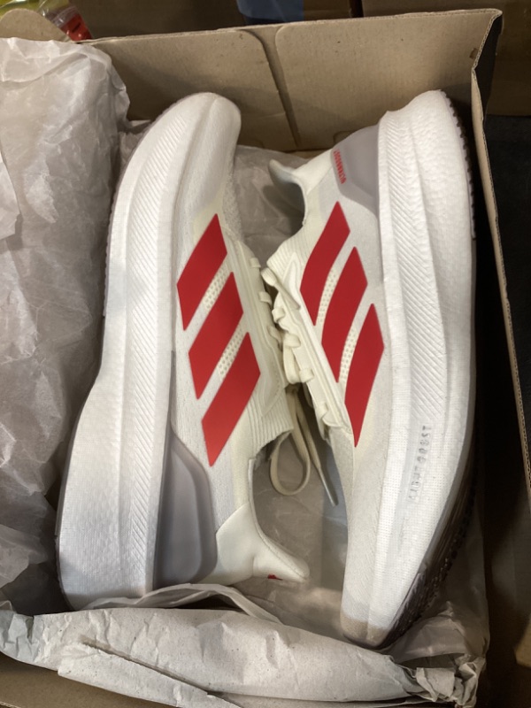 Photo 1 of Adidas Men's Ultraboost 5X Running, Off White/Better Scarlet/Crystal White, 13