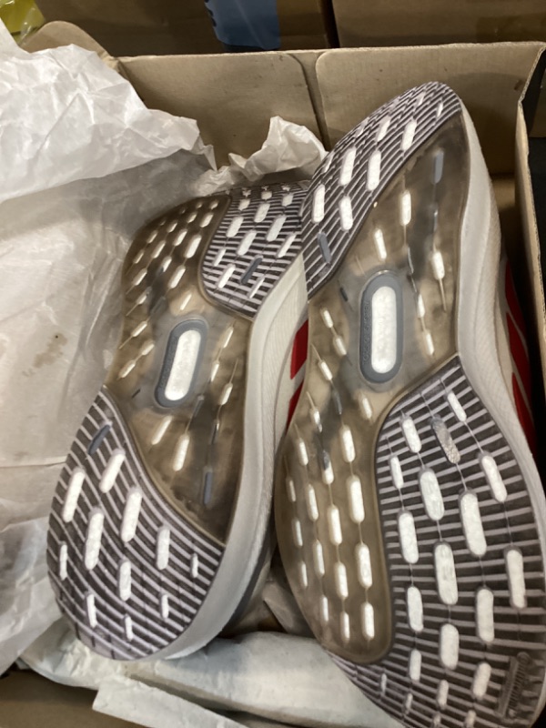 Photo 1 of Adidas Men's Ultraboost 5X Running, Off White/Better Scarlet/Crystal White, 13