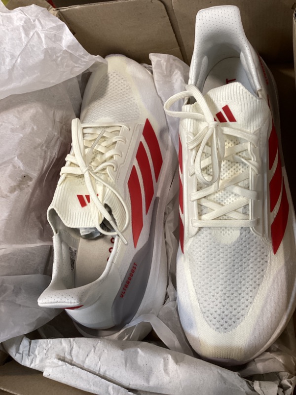 Photo 1 of Adidas Men's Ultraboost 5X Running, Off White/Better Scarlet/Crystal White, 13