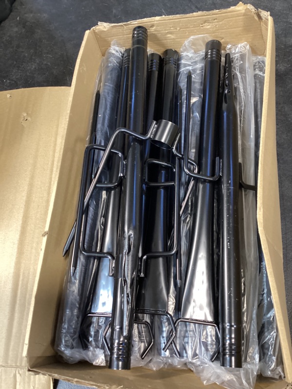 Photo 1 of Foot black metal string light poles