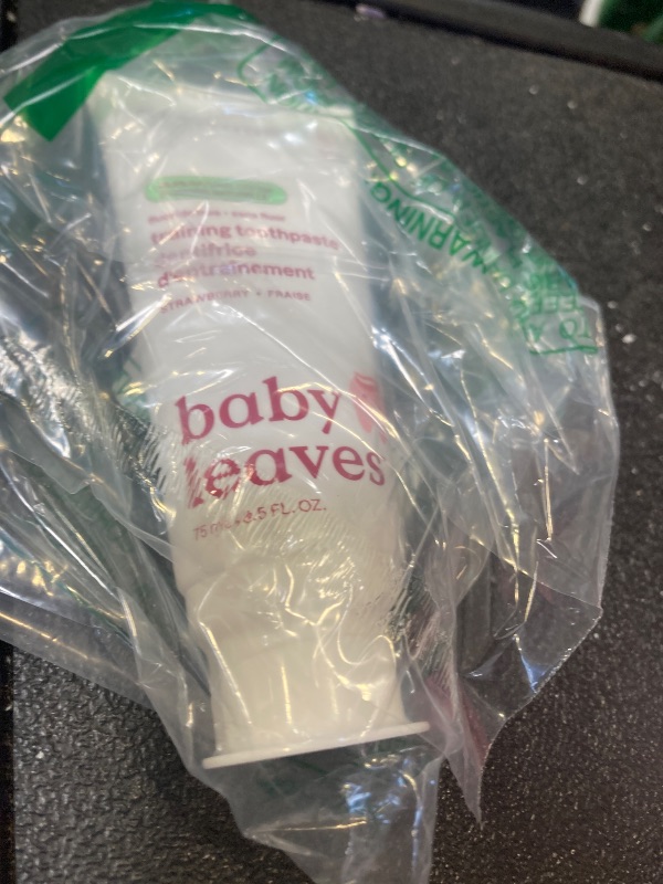 Photo 1 of Attitude Baby and Child Fluoride-Free Training Toothpaste, Naturally Derived Ingredients, Vegan, EWG Verified, Strawberry, 2.6 Oz