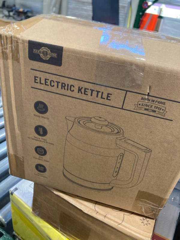 Photo 1 of Electric Kettle Temperature Control, 1.7L 1500W Electric Tea Kettle with 13 Temperature Settings, Strix Thermostat, LED Display&Touch Control, Auto Shut-Off Protection, Boil Dry Protection