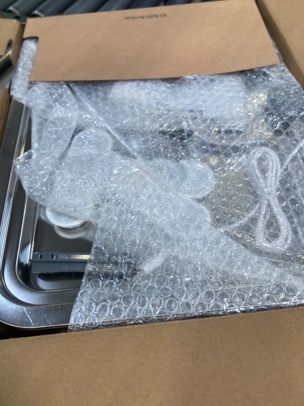 View 2 of 12L/3.17Gal Dog Water Fountain with Silicone Mat & 3 Filters, Stainless Steel Multi Pet Water Dispenser, Quiet Automatic Dog Water Bowl Dispenser with Visible Window & Alert Light for Large Dogs Cats