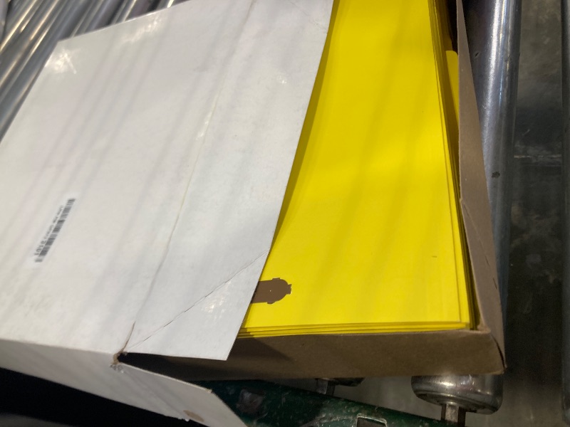 Photo 1 of Pendaflex Fastener Folders, 1/3 Cut, Reinforced Tab, 2 Fasteners, Letter Size, Yellow, 50 Folders Per Box (22940)