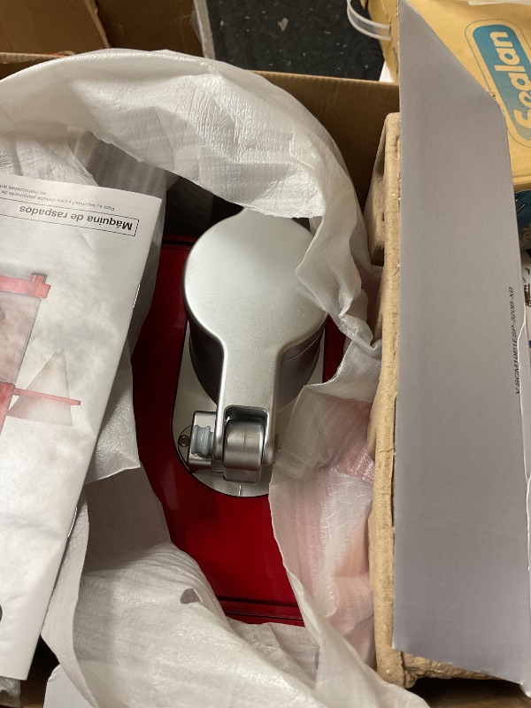 Photo 1 of Cuisinart Snow Cone Machine, Home Shaved Ice Maker for Snow Cones, Snow Cone Maker with Reuseable Paper Cups, Makes 5 ICY Cones for Slushies, Frozen Drinks, Red, SCM-10P1