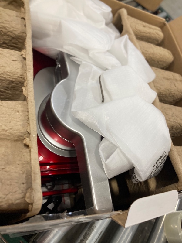 Photo 1 of Cuisinart Snow Cone Machine, Home Shaved Ice Maker for Snow Cones, Snow Cone Maker with Reuseable Paper Cups, Makes 5 ICY Cones for Slushies, Frozen Drinks, Red, SCM-10P1
