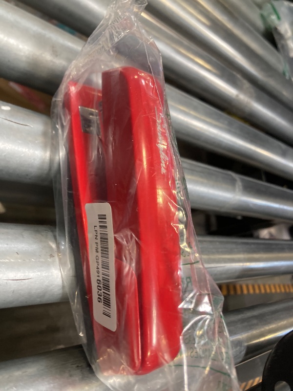 Photo 1 of Swingline Stapler, 30 Sheet Capacity, 747 Business Stapler, Jam Free, Metal, Rio Red (74736)