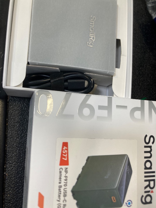 Photo 1 of SMALLRIG 10500mAh Replacement USB-C Battery for Sony NP-F970, PD 36W Fast Charging, 3.5H Fully Charged, for Sony FX3/A7IV/A7V, for Canon R5/R6, for Nikon Z8/ZR, Power Supply for LED Light, Monitor
