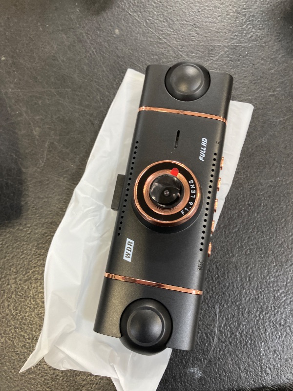 Photo 1 of XYGCACO 4-Channel 360° Dash Cam,Front,Rear,Left & Right Car Camera,4K + 3×1080P FHD Recording, 5GHz WiFi with App Control, 24-Hour Parking Monitor, 8 IR Lights Night Vision, with 64GB SD Card, Gold