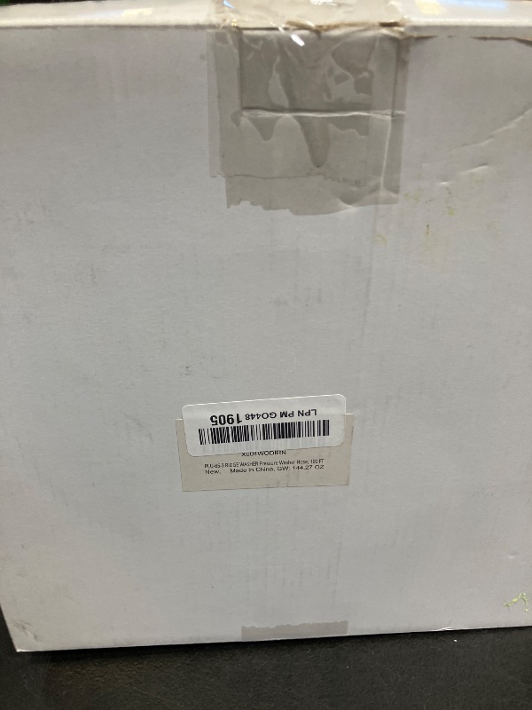 Photo 1 of RIDGE WASHER Pressure Washer Hose 100FT, 1/4 Inch Power Washer Hose with M22 14 Fitting, Kink Resistant Hoses Replacement’s Applied for Most Pressure Washer Accessories, 3600 PSI