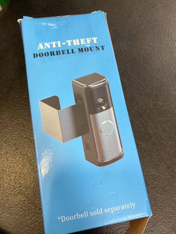 Photo 1 of Anti-Theft Ring Doorbell Mount for 2026 Newest Ring Battery/Other Doorbell/Plus/Pro (2nd Gen), No-Drill Camera Doorbell Kits, Non-Blocking Motion Sensor, Accessories for Apartment & Rental, Black