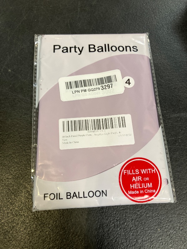Photo 1 of 40 Inch Pastel Purple Crown Number Balloon Purple Foil Large Number 4 Balloons for 4nd Kid's Birthday Wedding Anniversary Party baby shower Big Number Balloon Decorations Supplies (Light Purple 4)