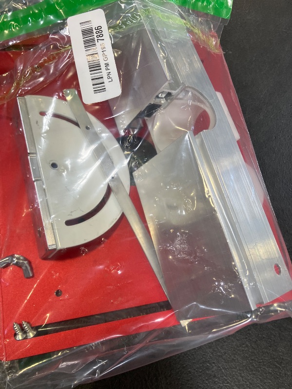 Photo 1 of JCFANTS Router Table Insert Plate, Multifunctional Trimming Engraving Table, Aluminium Insert Plate for Table Woodworking Benches Router Flip Plate with Miter Gauge Guide (Red)
