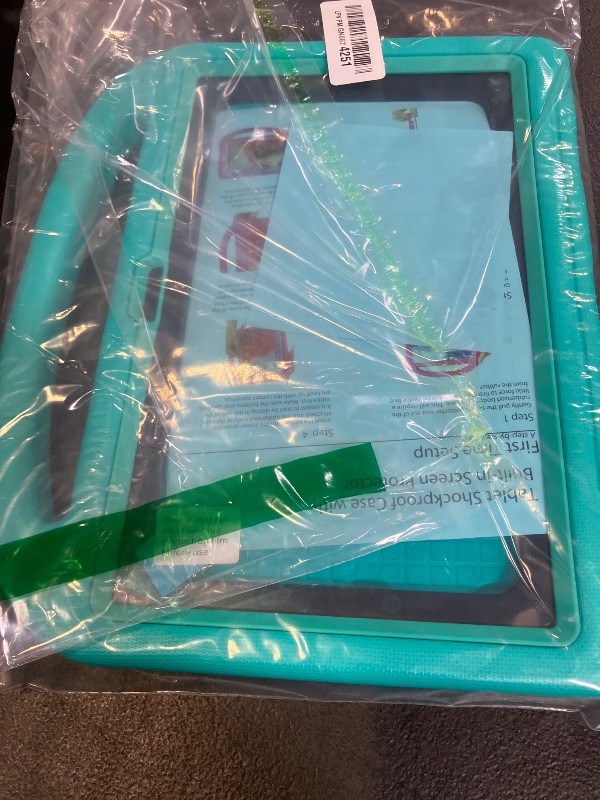 Photo 1 of 11in Tablet Case for Kids?Not Fit for iPad TCL 11 inch Tablets, Patamiyari Lightweight Shockproof Kids Case with Screen Protector Handle Stand -Turquoise