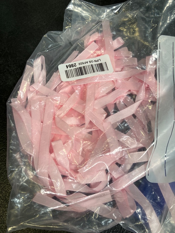 Photo 1 of 30 Pack Bow Cake Toppers Pink Ribbon Bows for Cake Coquette Themed Bow Cupcake Toppers Pink Bow Birthday Decorations for Baby Shower, Bridal, Engagement, Wedding, Bachelorette Party Decoration