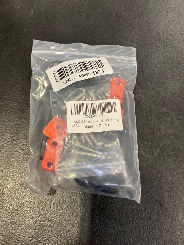 Photo 1 of Creatyi 2 PCS Cooler Latch Replacements Durable Cooler Replacement Lid Latches (Orange)