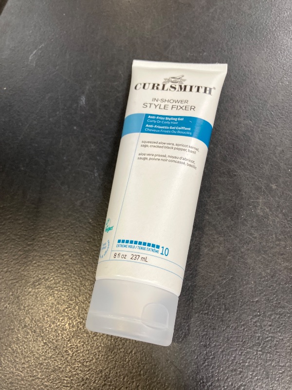 Photo 1 of CURLSMITH In-Shower Style Fixer - Strong Hold Gel for Curls, Humidity-Proof Curl Styler, For All Curl Types, Vegan & Cruelty Free (8 oz)