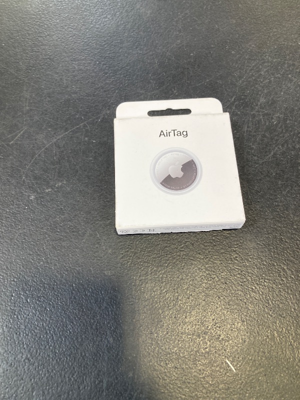 Photo 1 of Apple AirTag (2nd Generation): Tracker for Keychain, Wallet, and More; Locator with Sound; Simple One-Tap Setup with iPhone or iPad; Key Finder with up to 1.5X Precision Finding Range