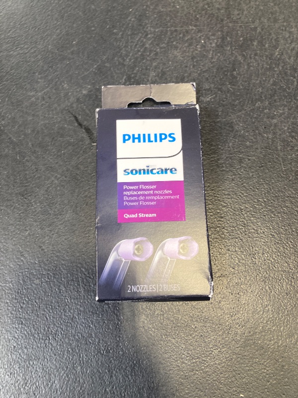 Photo 1 of Philips Sonicare Power Flosser Quad Stream Tips (F3), 2pk, White HX3062/00
