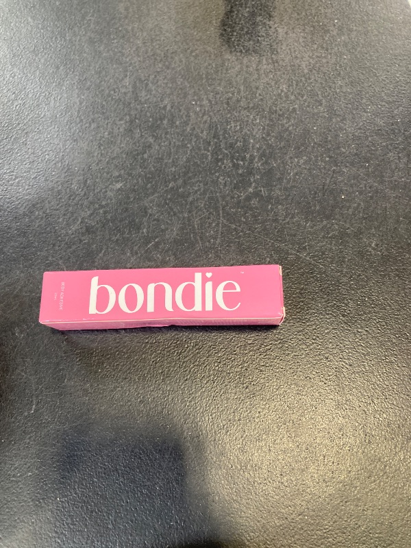 Photo 1 of BONDIE Liquid Body Adhesive for Clothes - Fashion Tape Alternative for Low-cut Styles, Strapless Dresses and Work Blouses - Clothing Glue That Holds All Day - Sweat and Dance Proof, Fast Drying - 20ml