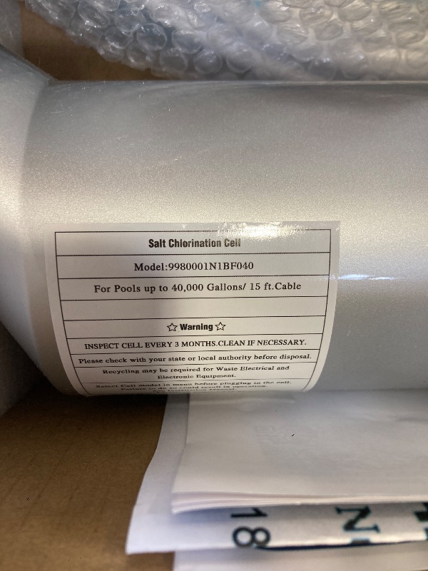 Photo 1 of T-15 Salt Cell Replacement Fit for Hayward W3T-CELL-15 BLT15H AquaRite, AquaTrol & More Salt Water Pool Up to 40K Gallon - 3-Year Warranty