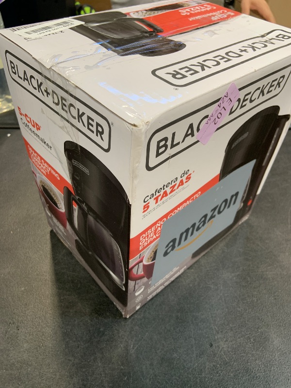Photo 1 of BLACK+DECKER 5-Cup Coffeemaker, DCM600B Black