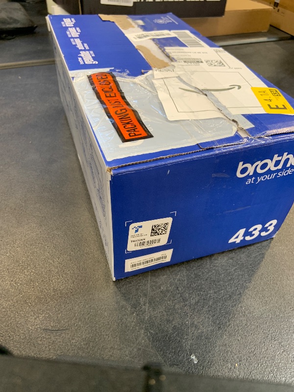 Photo 1 of Brother Genuine TN433BK High Yield Toner-Retail Packaging , Black, 1 Size