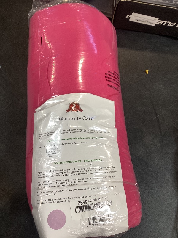 Photo 1 of BalanceFrom Acupressure Yoga Mat and Pillow Set for Back and Neck Pain Relief and Muscle Relaxation Massage