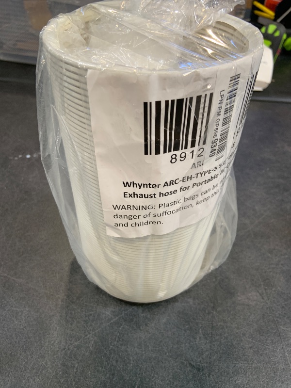 View 2 of Whynter ARC-EH-Type-S 5.0" Diameter Intake/Exhaust Hose for Portable Air Conditioner