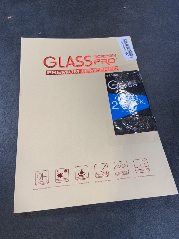 Photo 1 of SPARIN Screen Protector for Samsung Galaxy Tab S10 Plus/S9 Plus/S9 FE Plus/S7 FE 5G/S8+ 12.4 Inch, HD Tempered Glass for galaxy Tablet S10+, Anti-Scratch, High Response -2 Pack