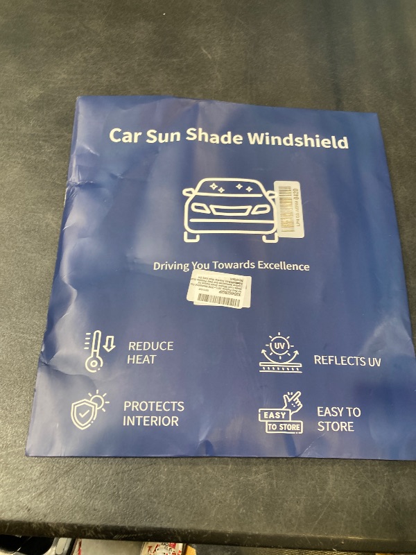 Photo 1 of for Ford Explorer 2011-2019 Windshield Sun Shade Front Window Shade Custom Fit Explorer Accessories Sun Visor Foldable Shade Blocks UV Rays Summer Must Have Car Accessories