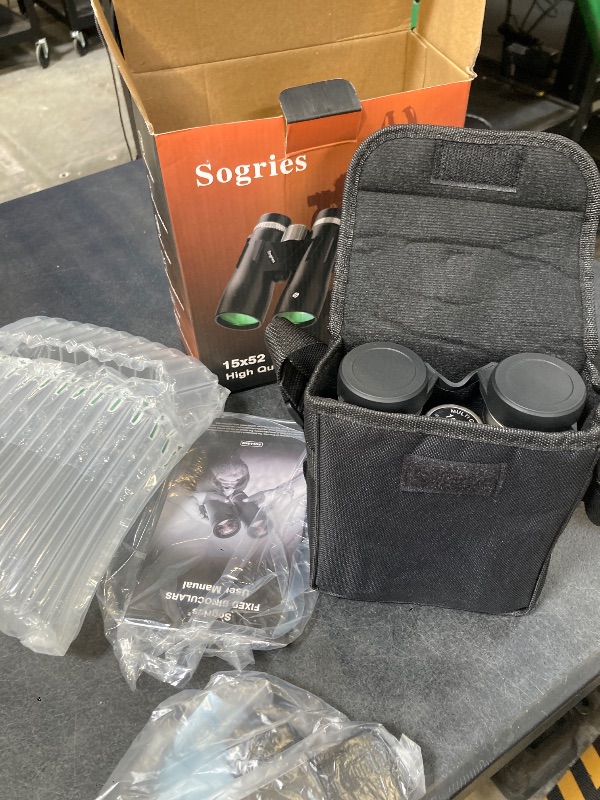 Photo 1 of 15x52 High Power Binoculars for Adults, HD Bird Watching Binoculars with BAK4 Prism FMC Lens, Waterproof & Fogproof, Lightweight Outdoor Gear for Hiking, Hunting, Stargazing, Travel & Sports Events