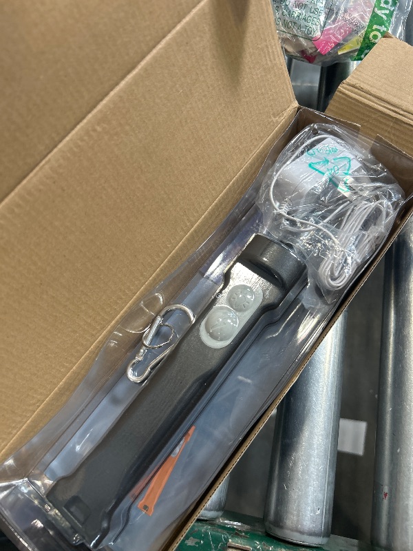 Photo 1 of Cattle Prod Rechargeable with Led Light, Waterproof Cattle Prod Stick, Retractable Cattle Prod, Lightweight Pig Cattle Prod Livestock, Cow Prod, Electric Cattle Prod, 37 Inch, Black