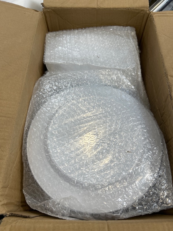 Photo 1 of BESTVIP 200PCS Silver Plastic Plate, Disposable Party Plates with 100 Dinner Plates and 100 Dessert Plates, Plastic Plates for Party, Wedding and Birthday