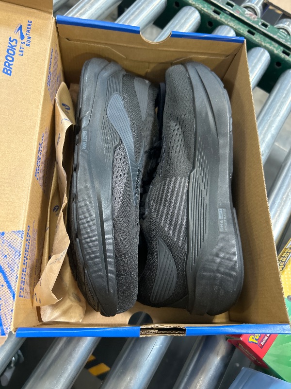Photo 1 of Brooks Men’s Ghost Max 3 Neutral Running & Walking Shoe - Black/Black/Ebony - 10.5 X-Wide