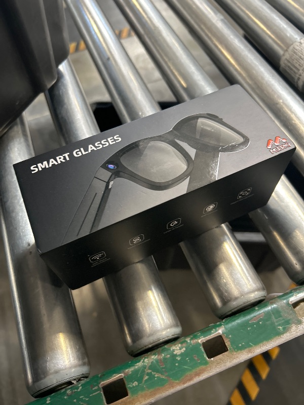 Photo 1 of Smart Glasses Real-Time Translation Powered AI Chat Assistant, 8MP Camera 3200W Pixels 1080P Video, 32GB Storage, 40-Min Fast Charge 120H Standby, Dual Mics Speakers
