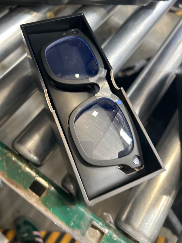 Photo 1 of Smart Glasses Real-Time Translation Powered AI Chat Assistant, 8MP Camera 3200W Pixels 1080P Video, 32GB Storage, 40-Min Fast Charge 120H Standby, Dual Mics Speakers