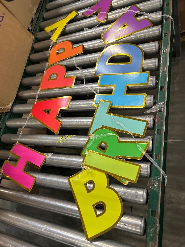 Photo 1 of BIRTHDAY BANNER 