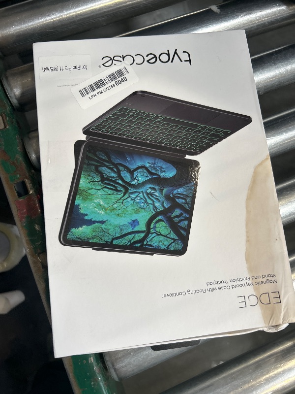 Photo 1 of typecase Edge iPad Pro 11 inch Case with Keyboard (M5/ M4), Easy-Set Floating Magnetic Stand with Multi-Touch Trackpad, 11 Colors Backlight, Pencil Holder, Raspberry?NOT for iPad Air?