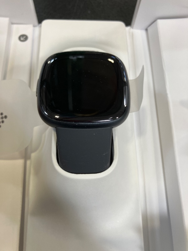 Photo 1 of Fitbit Sense 2 Advanced Health and Fitness Smartwatch with Stress and Sleep Tools - 3-Month Google Health Premium Membership Included - ECG App, SpO2, 24/7 Heart Rate, and GPS - Shadow Grey/Graphite