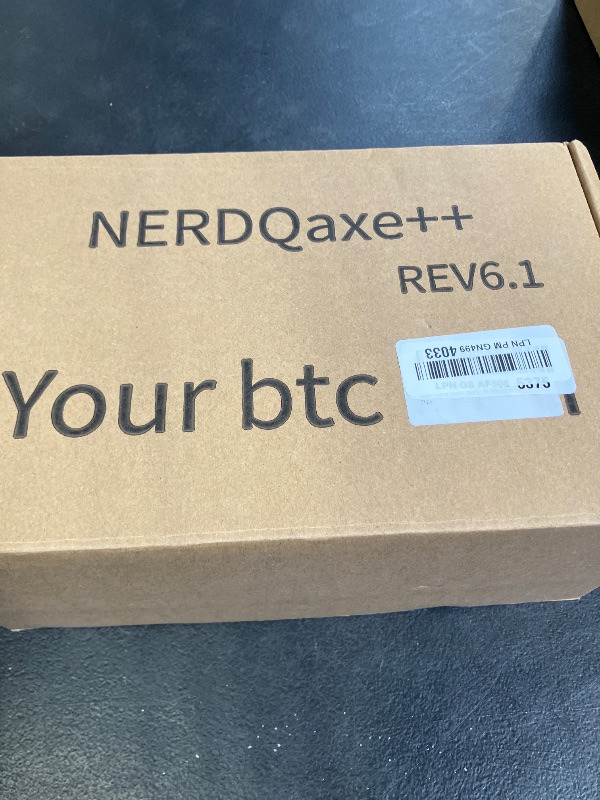 View 2 of Nerdqaxe++ rev 6.1 Bitcoin Miner, Upgraded 6TH/s 16.5J/TH Efficiency 100W Low Power, 2.4G Signal & Quiet Dual Fan Open-Source Crypto Machine for BTC Solo Mining