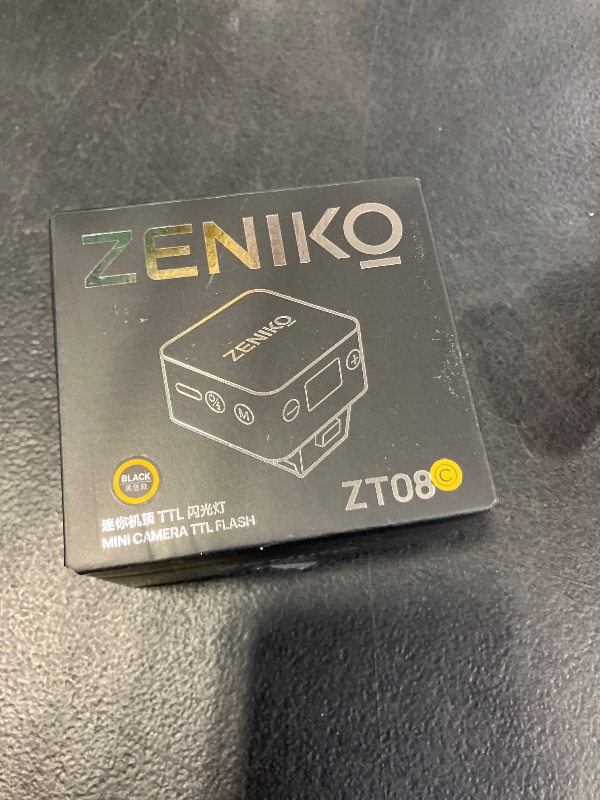 View 2 of ZENIKO ZT08 C Mini Flash for Canon,Built-in Battery,740 Full Power Flashes, 2.4G Wireless TTL Camera Speedlite