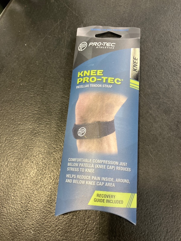 Photo 1 of Pro-Tec Athletics Knee Pro-Tec Patellar Tendon Strap, Alleviates Patellar Discomfort, Tendinitis, Chondromalacia, Patello-Femoral Discomfort, Osgood-Schlatter's, Moderate Compression, Medium