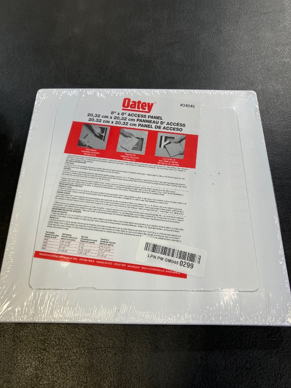 Photo 1 of Oatey 34045 8x8 ACCESS PANEL PLUMBING, 8" x 8", White