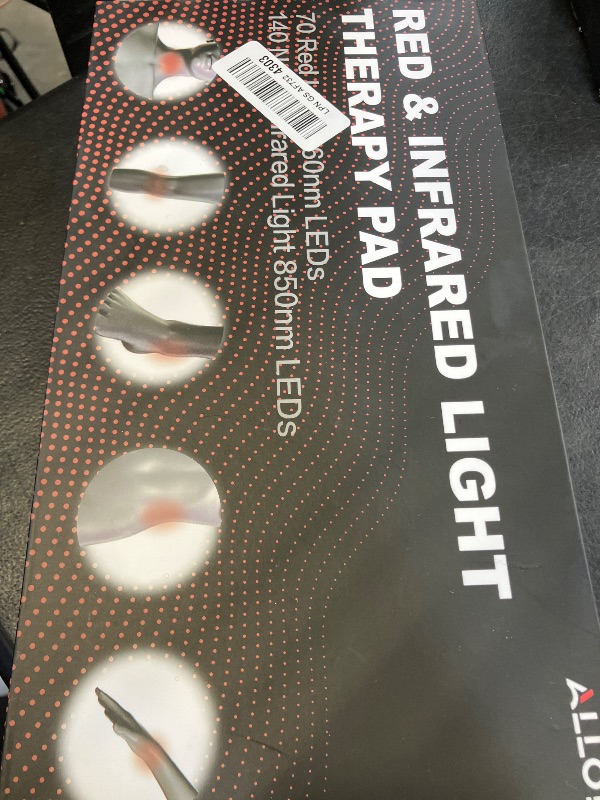 Photo 1 of ALLOLO Red Light Therapy for Body, 3 in 1 LEDs Red Light Therapy Belt with Timer Remote Control, 660nm 850nm Infrared Light Therapy Pad for Body Waist Shoulder Knee, 12.6" x 6.3" Large Area