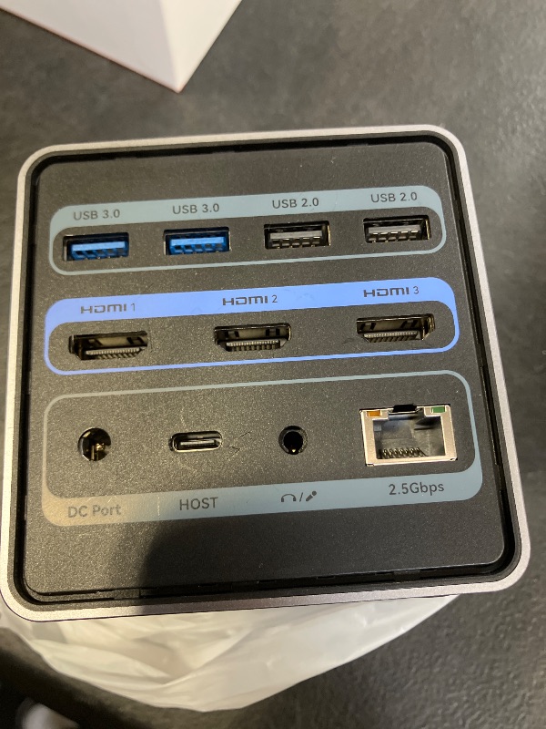 Photo 1 of TobenONE 16-in-1 Laptop Docking Station ?????? ?? Monitor with 150W Power Supply, 3 HDMI, 2.5Gbps Ethernet, 7 USB, USB-C Docking Station for Thunderbolt 5/4/3 Windows/Dell/Lenovo/HP/Asus