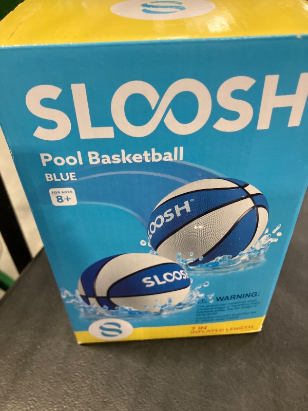 Photo 1 of Sloosh 2 Packs 7" Pool Basketballs, Great for Floating Water Basketball Hoops, Swimming Water Toy for Kids and Adults, Pool Games, Pool Party (Blue)
